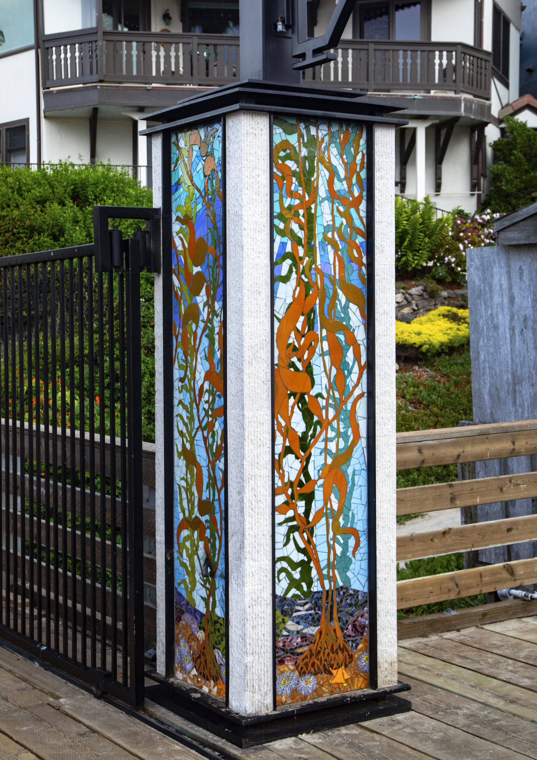 Part of the Capitola Wharf Project