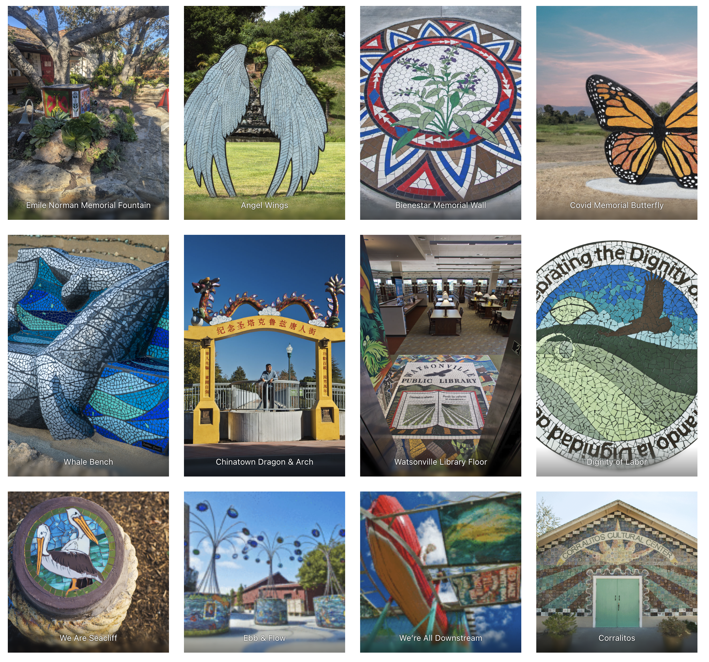 Images of the commissioned projects by Kathleen Crocetti