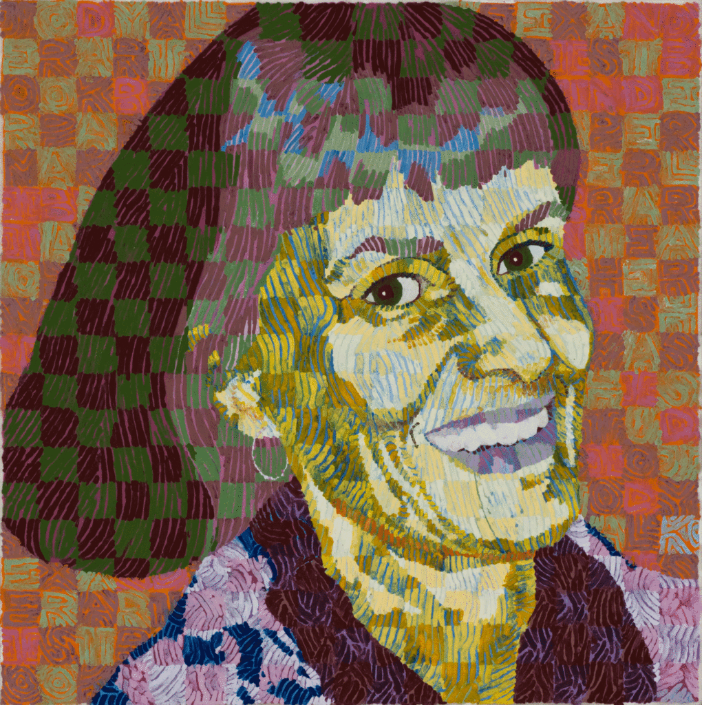 Jody, 12" x 12" encaustics, 2014