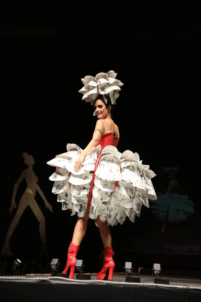 Head of Power, Seat of Knowledge, fashionART Runway Show, 2014