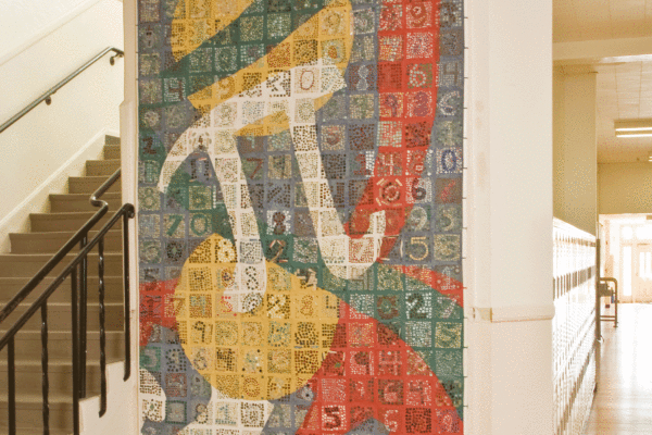 Pi, Mission Hill School mosaic