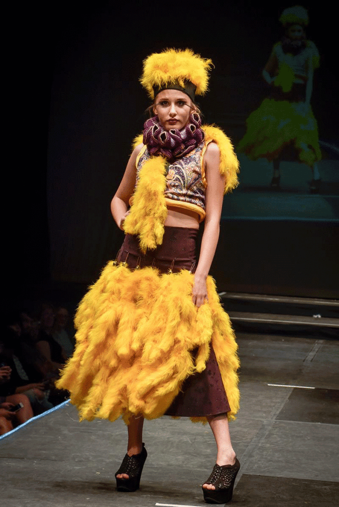Preening with Purpose, fashionART Runway Show, 2016
