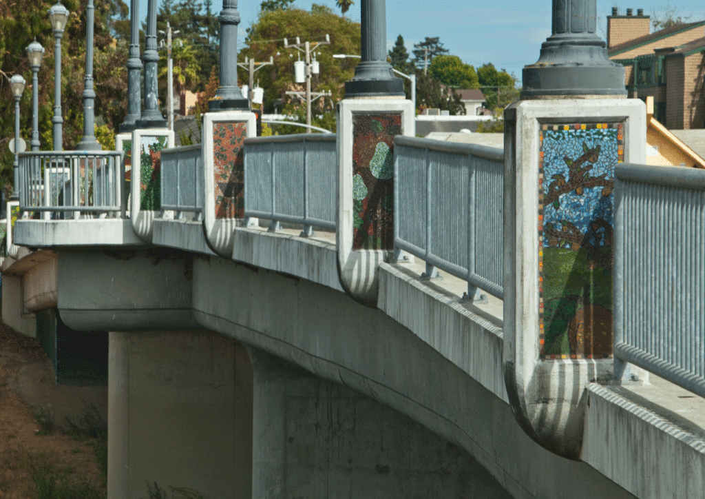 Soquel Ave. Bridge, North Side View, 2013