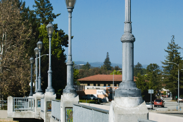 Water Street Bridge, North side view, 2012