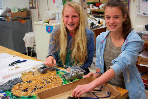 Water Street Bridge, Student Artists Fabricating, 2012