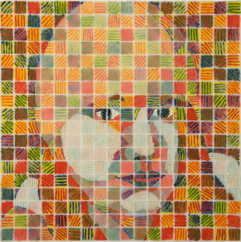 Irene, 12" x 12" encaustics, 2014