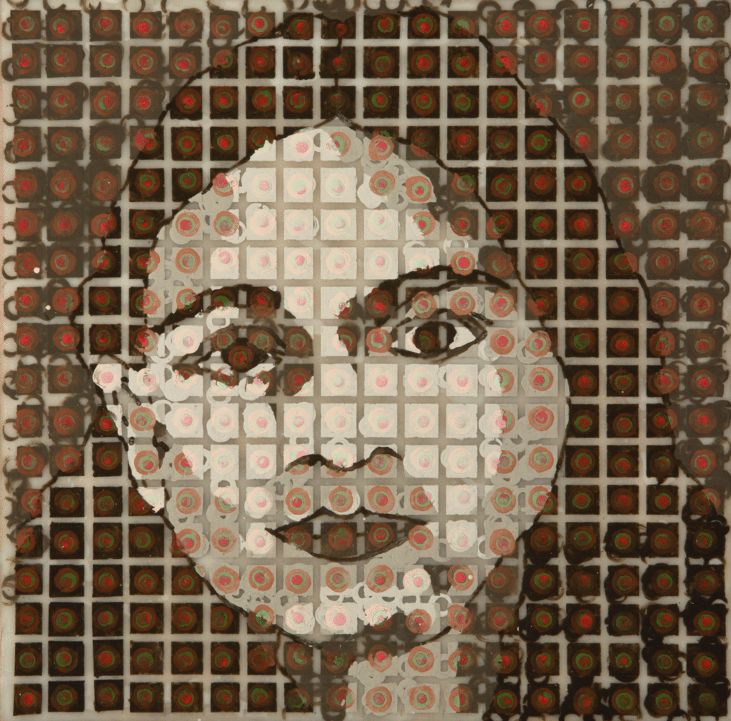 Kelly, 12" x 12" encaustics, 2014