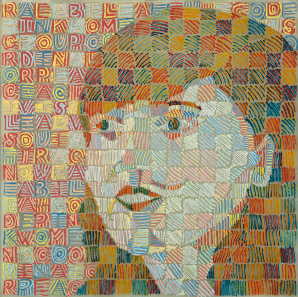 Rae, 12" x 12" encaustics, 2014