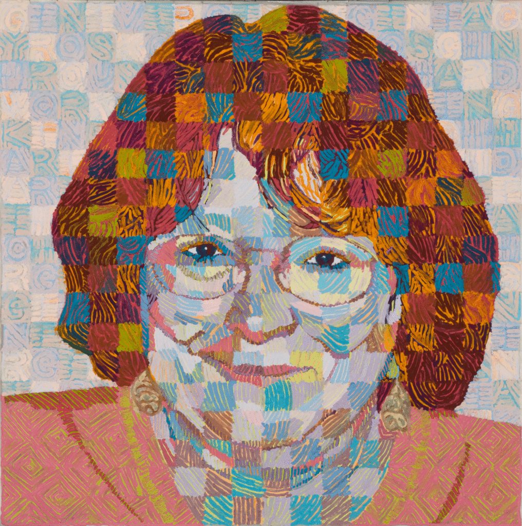 Gini, 12" x 12" encaustics, 2014