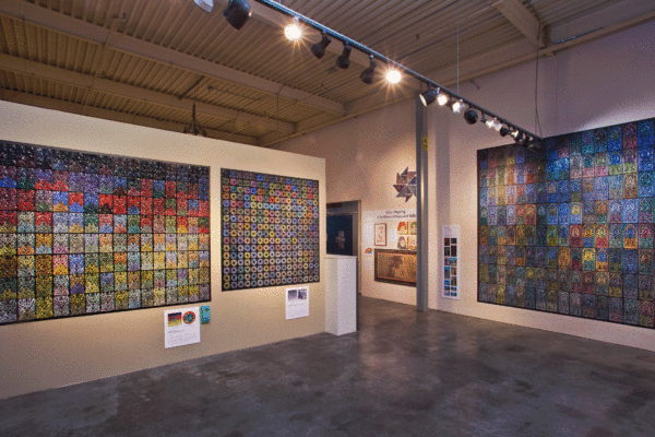 "Tile Color Maps: Installation View" Blitzer Gallery, ceramic tiles, 2017