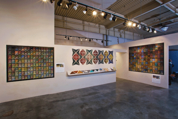 "Tile Color Maps: Installation View" Blitzer Gallery, ceramic tiles, 2017