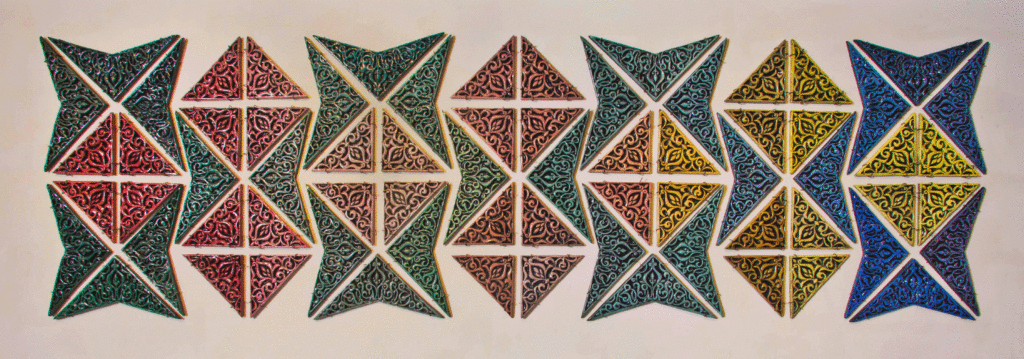 "Tile Color Map: Gradations", ceramic tiles, 2017