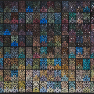 “Tile Color Map: Seacliff Village Park” 8′ x  6′, ceramic tiles, 2017