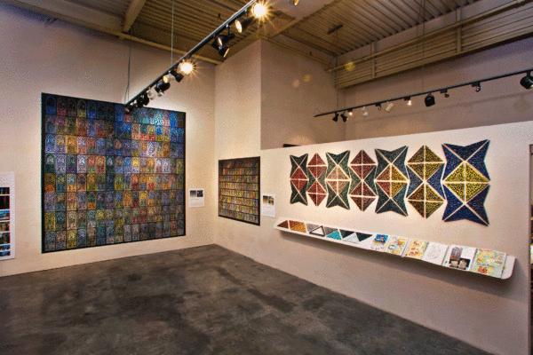 "Tile Color Maps: We're All Downstream", Installation View Blitzer Gallery, 2017